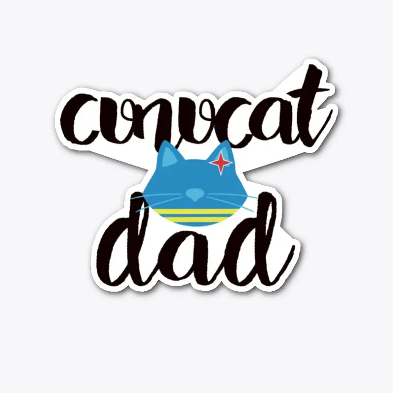 CUNUCAT DAD - black letters